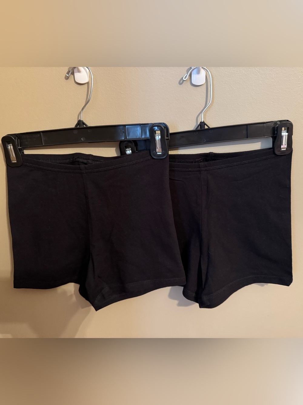 Old Navy Black Girls' Stretch Cotton Bike Shorts - Pair Size XL (14-16)